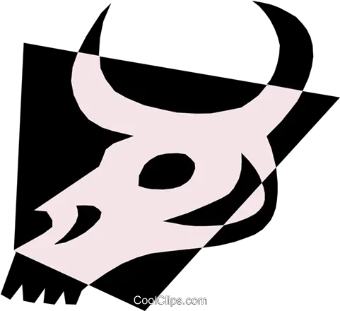  Cow Skull Royalty Free Vector Clip Art Illustration Automotive Decal Png Cow Skull Png