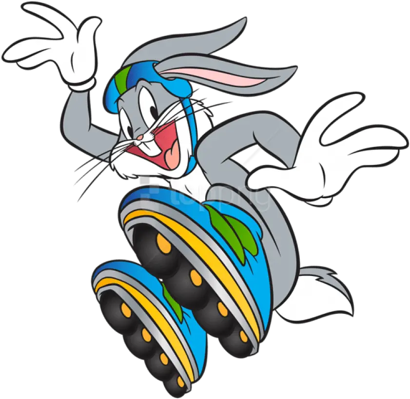  Download Hd Lola Bunny Clipart Roller Bugs Bunny On Skates Png Bunny Clipart Png