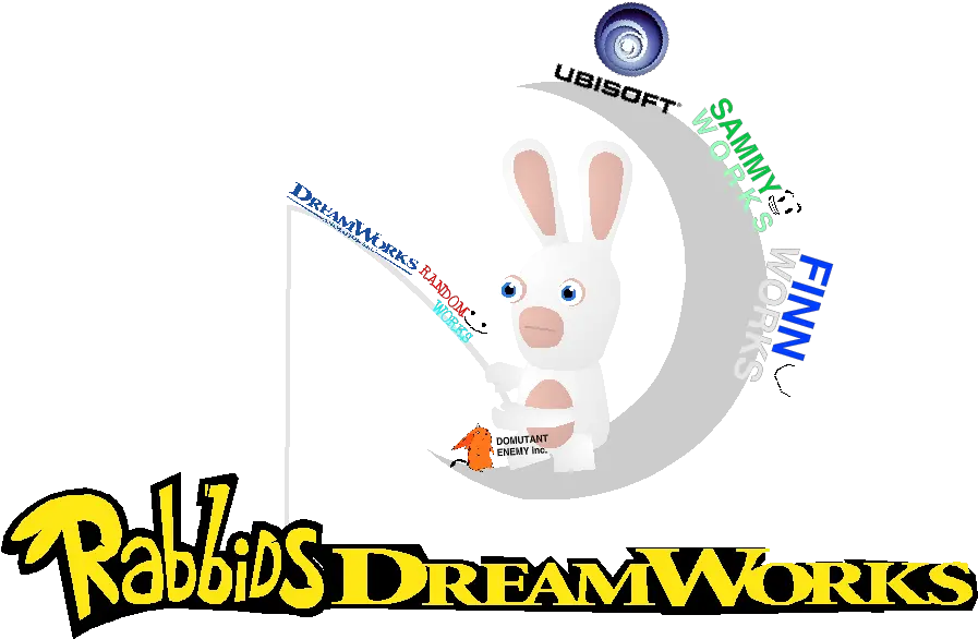  Dreamworks Rabbids Go Home Wii Png Dreamworks Logo Png