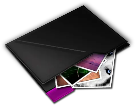  Folder My Pictures Inside Purple Icon Vivid Icon Set Folding Png Purple Folder Icon