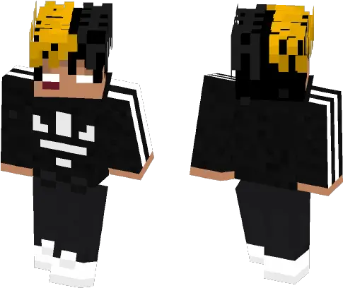  Download Xxxtentacion Minecraft Skin For Free Minecraft Skin Black Suit Png Xxxtentacion Hair Png