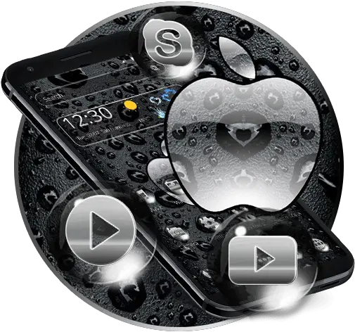  Water Drop Apple Theme For Android Download Cafe Bazaar Language Png Water Drop Emoji Png