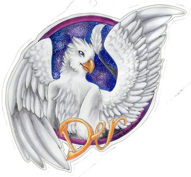  1650881 Artistheidi Badge Griffon Majestic Male Oc Png Wings Transparent Background