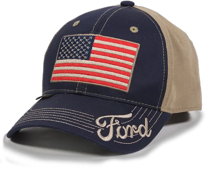  Ford Classic American Flag Cotton Hunting Hat Ford American Flag Hat Png American Flag Logo