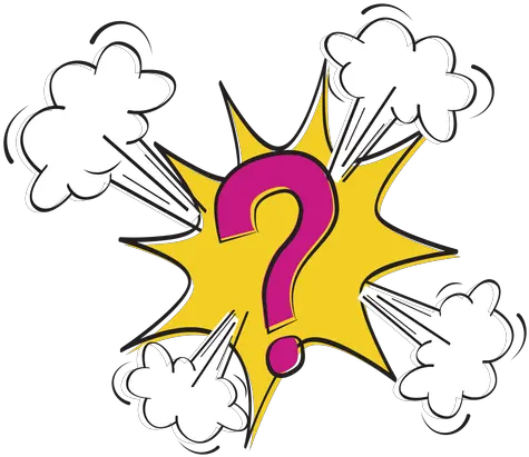  Comic Question Mark Cartoon Transparent Png U0026 Svg Vector File Pop Art Vector Png Mark Png