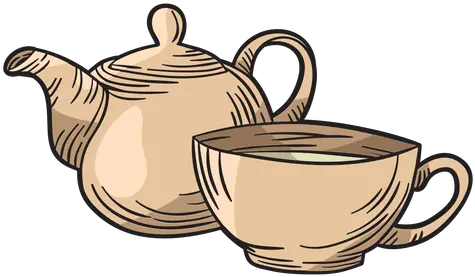  Hand Drawn Tea Pot Cup Transparent Png U0026 Svg Vector File Hand Drawn Tea Png Tea Cup Transparent