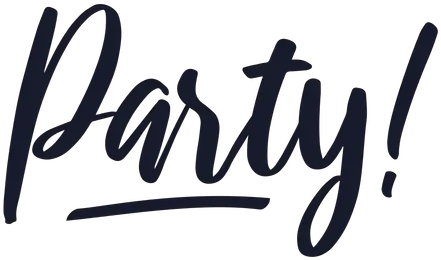  Transparent Png Svg Vector File Party Lettering Party Transparent