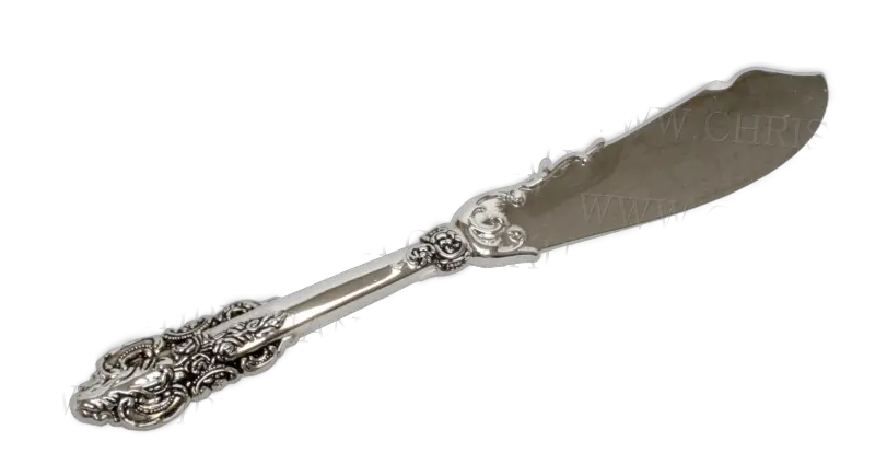  1 Baroque Butter Knife Transparent Background Png Butter Knife Png