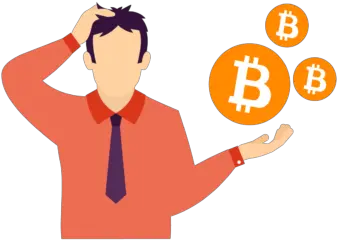  Bitcoin Cute Icon Confused About Coins Graphic By Happy Png Confused Icon