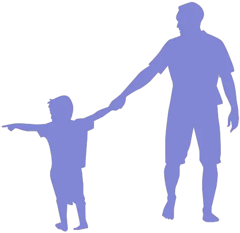  Transparent Png Svg Vector File Silueta Padre E Hijo Png Father And Son Png