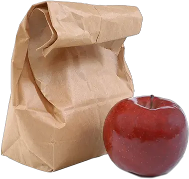  Open Meeting Law And Lunch Mcit Paper Bag With An Apple Png Brown Bag Icon