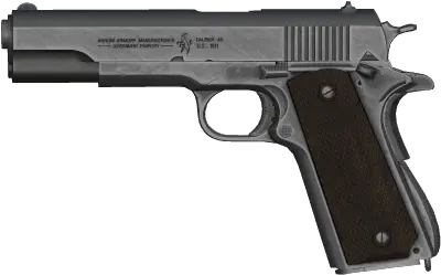  Weapons Handgun Listing Cod Tracker M1911 Pistol Png Call Of Duty 1 Icon