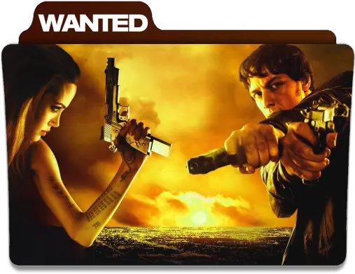  Wanted Folder Icon Designbust Wanted Movie Png Resident Evil 4 Icon
