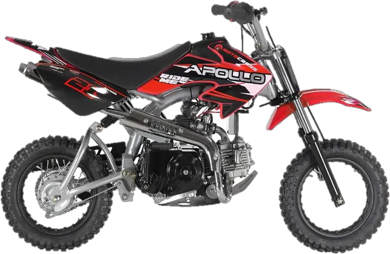  Fully Automatic Mini Dirt Bike Apollo 70cc Pit Bike Png Dirt Bike Png