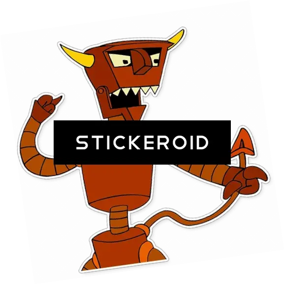  Download Diablo Bender Hd Png Robot Devil Futurama Logo