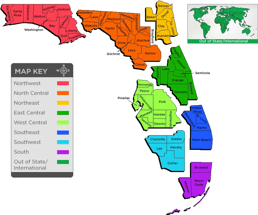  Fl Healthsource U2022 Bgs Providers Florida Department Of Law Enforcement Map Png Florida Map Png