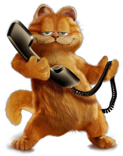  Garfield With Phone Png Free Picture Garfield With Phone Garfield Png