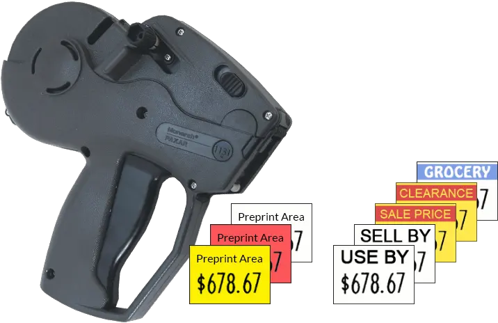  Monarch 1131 Labels Monarch 1131 Pricing Guns Price Gun For Sale Png Price Sticker Png