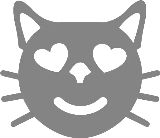  Smiling Face With Eyes Emoji For Facebook Email Cat Emoji Black And White Png Heart Eyes Emoji Transparent