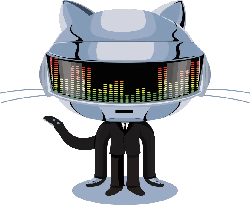  Github Octocat Png Transparent Octocatpng Images Daft Punk Octocat Guy Github Logo Transparent