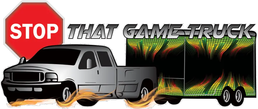  Stop Thatgametruckbinghamtonvideogamelasertagparty Pickup Truck Png Video Game Logos