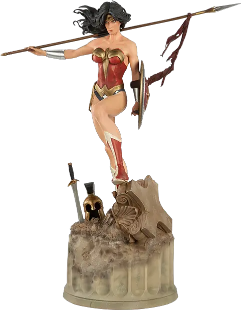  Wonder Woman Statue Wonder Woman Premium Format Png Wonder Woman Transparent