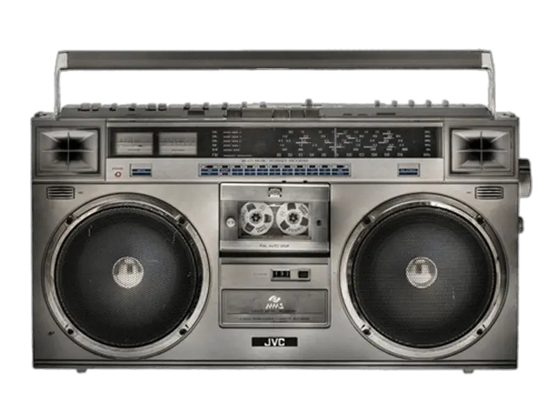  Objects Transparent Background Boombox Radio Png Old Radio Png