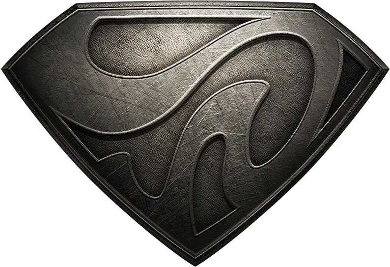  New Man Of Steel Glyph Emblem Png Man Of Steel Logo Png