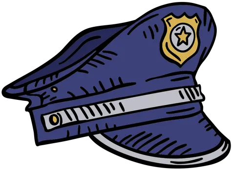  Police Hat Graphics To Download Drawn Police Cap Png Police Hat Icon