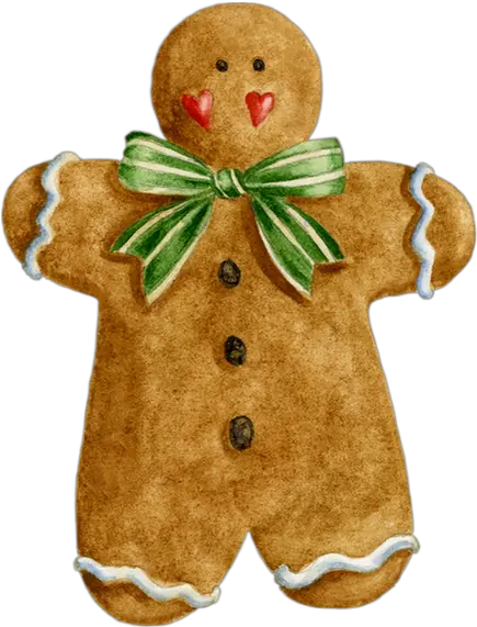  Tube Noël Soft Png Gingerbread Png