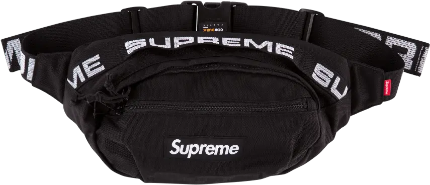  Download Bags Supreme Fashion Accessory Bag Black Bum Hq Png Supreme Supreme Logo Transparent Background