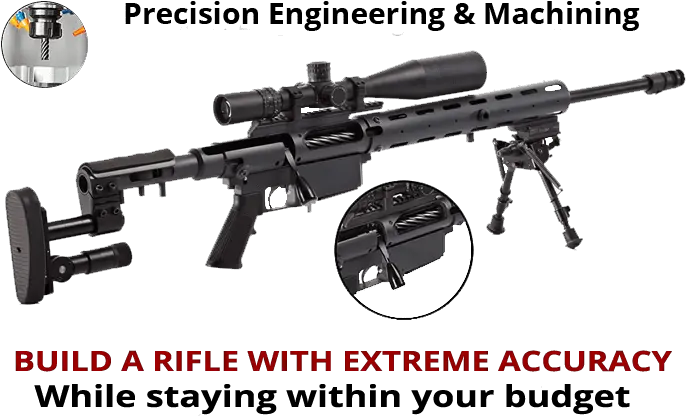  Home Pierce Engineering Custom Actions Rifles Pierce Tube Gun Actions Png Rifle Png