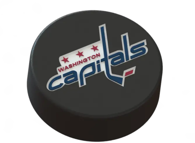  3d Printed Washington Capitals Logo Calligraphy Png Washington Capitals Logo Png