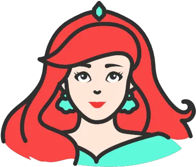  Disney Princess Little Mermaid Icon Famous Png Little Mermaid Png