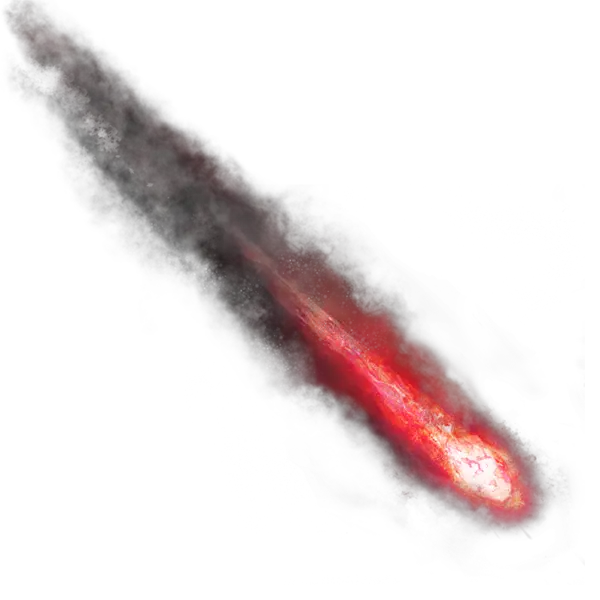  Meteoroid Asteroid Red Dream Decoration Comet Png Asteroid Png