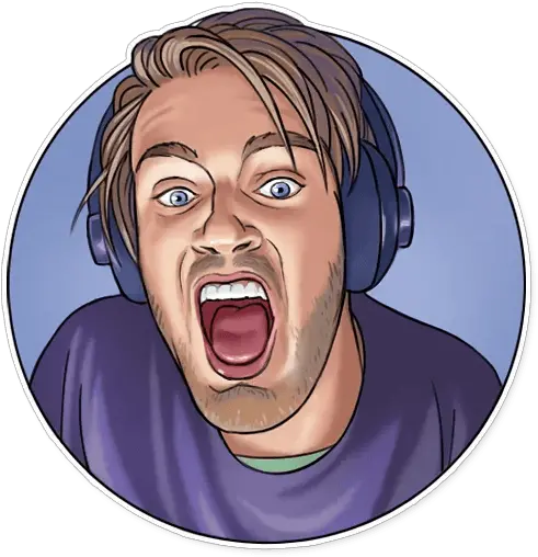  Pewdiepie Cartoon Png Pewdiepie Png