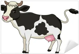  Sticker Cute Cow Cartoon Pixersus Big Cow Clipart Png Cute Cow Icon