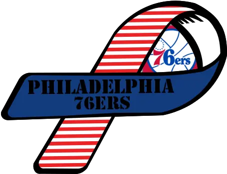  Philadelphia 76ers Custom Ribbon Png 76ers Png