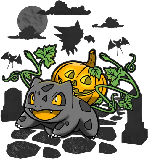  Bulbasaur Lantern Pumpkin Shirt Cartoon Png Bulbasaur Transparent