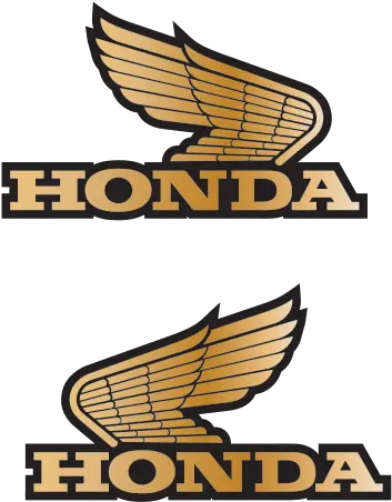  Printed Vinyl Pair Of Honda Wings Logo Emblem Png Wings Logo