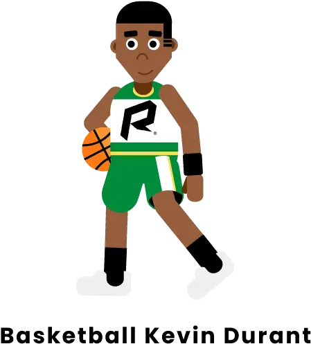  Oklahoma City Thunder Cartoon Png Kevin Durant Png