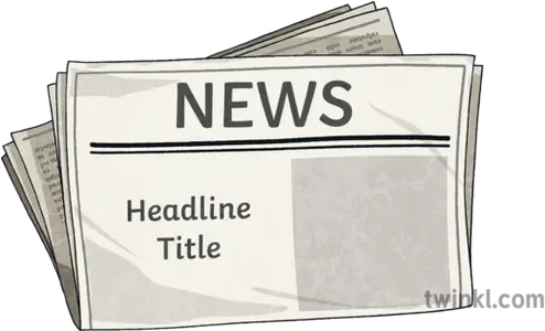  Blank Editable Newspaper Ks2 Horizontal Png Blank Newspaper Png