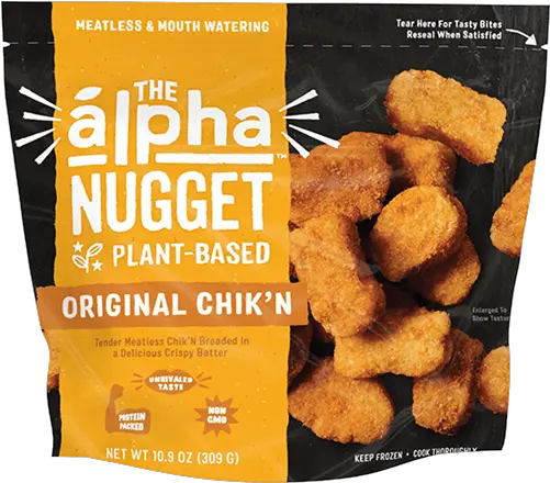  Alpha Foods Plant Based Chicken Nugget Alpha Foods Chicken Patties Png Chicken Nugget Transparent