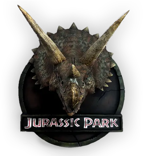  Triceratops Bust Jurassic Park Triceratops Bust Png Jurassic Park Png