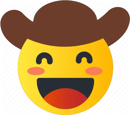  Avatar Cowboy Emoji Emoticons Cartoon Png Cowboy Emoji Png