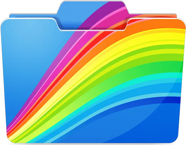  Folder Color Horizontal Png Geometry Dash Rainbow Icon