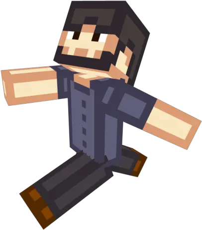  Jontron Minecraft Skin Illustration Png Jontron Png