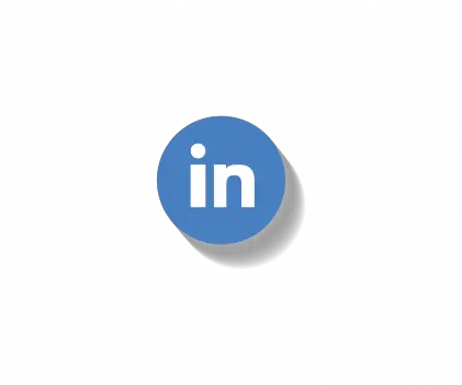  About Us Linkedin Rond Noir Png Sse Icon