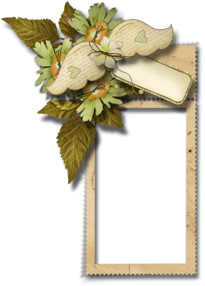  Blank Tag Png Picture Frame Fall Frame Png