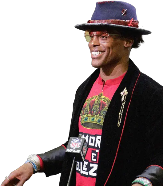  Nfl 100 Nflcom Fedora Png Cam Newton Png